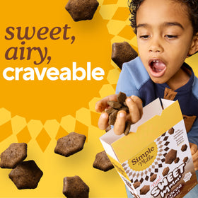 Plate of Cocoa Blast snacks ready for lunchboxes and after school snacking.