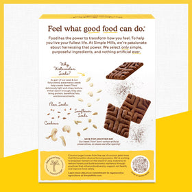 Sweet Thins packaging showing gluten-free and paleo-friendly highlights.