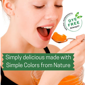 Prepared orange gelatin in a glass bowl by Simple Mixes, ready to share.