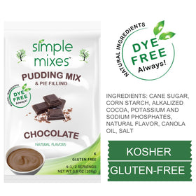 Simple Mixes pudding mixing setup enables quick, family-friendly treats.