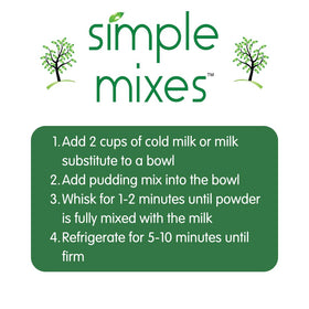 Simple Mixes quick-prep pudding in minutes for busy days.