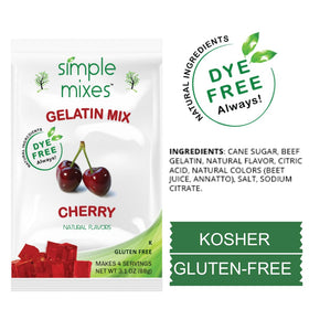 Simple Mixes Variety Pack Box—six-pack convenience for assorted gelatin treats.