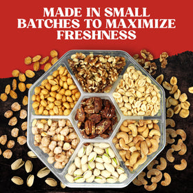 Simple Orchards fresh-roasted nuts with clear labeling and premium packaging