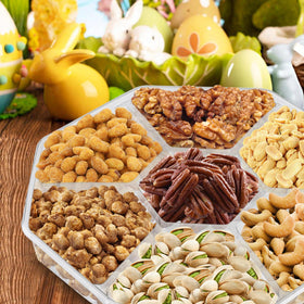 Simple Orchards honey roasted peanuts showcase glossy finish and tasty variety.