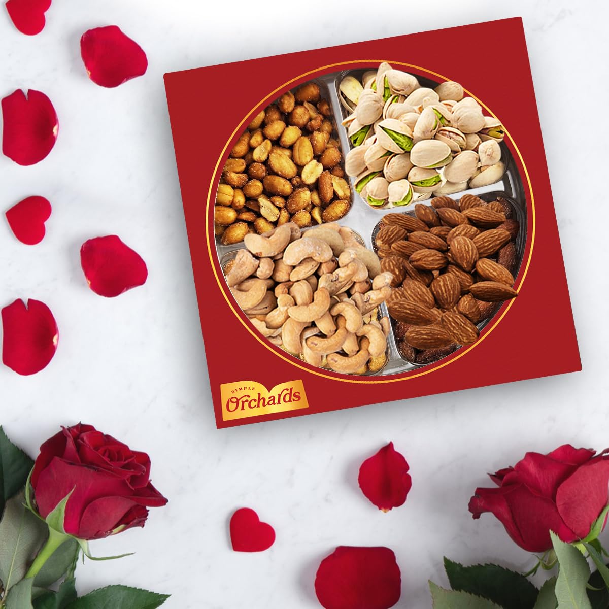 Simple Orchards Mothers Day Nuts Gift Basket pistachios bring vibrant color and satisfying crunch