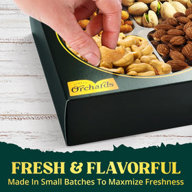 Vibrant pistachios in Simple Orchards gourmet selection