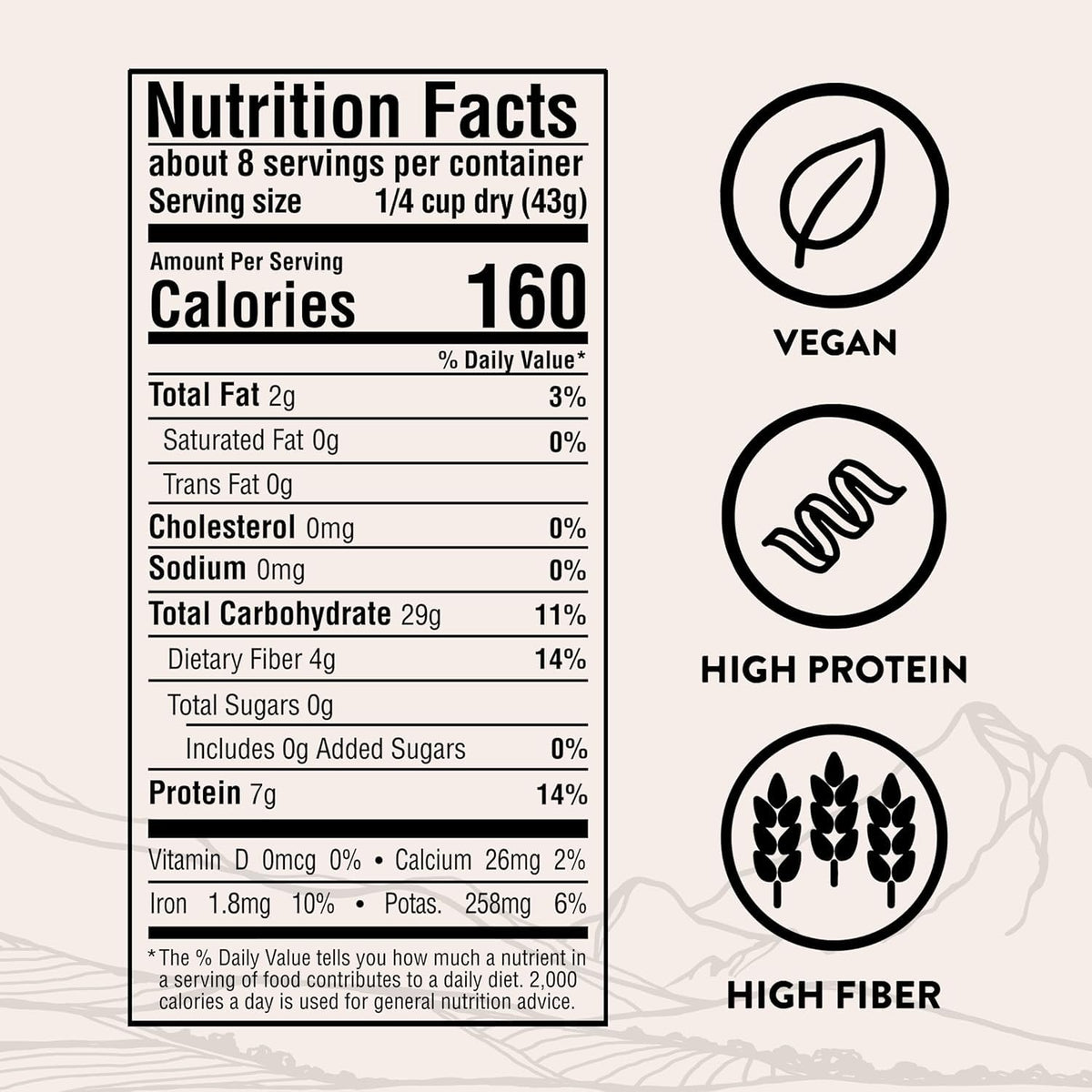 SIMPLi prewashed red quinoa pack, designed for effortless weeknight meals.