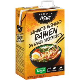 Simply Asia gluten-free broth label close-up for clarity