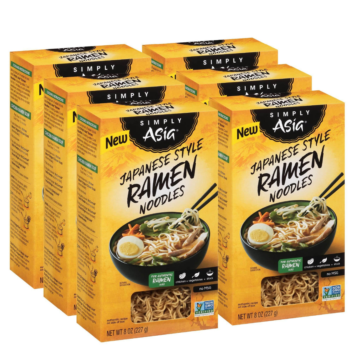 Simply Asia Japanese Style Ramen Noodles pack, 8 oz, quick meals