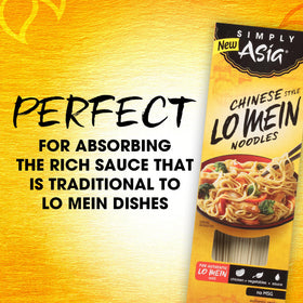 Boiling Simply Asia Lo Mein noodles to absorb bold sauces.