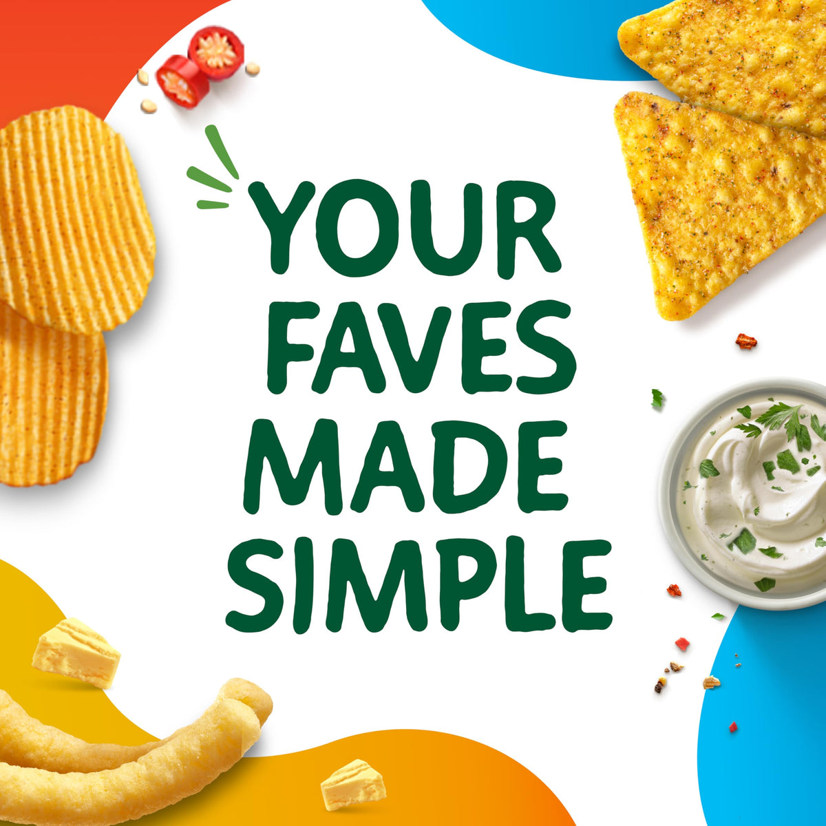 Family enjoying Simply Cheetos Crunchy White Cheddar during snack time