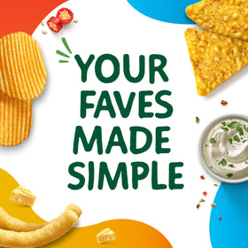 Family enjoying Simply Cheetos Crunchy White Cheddar during snack time