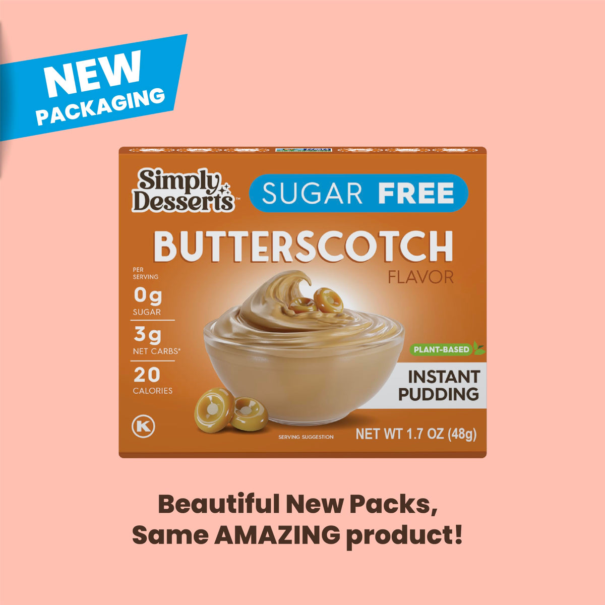Six-pack box on kitchen counter ready for healthy snacking