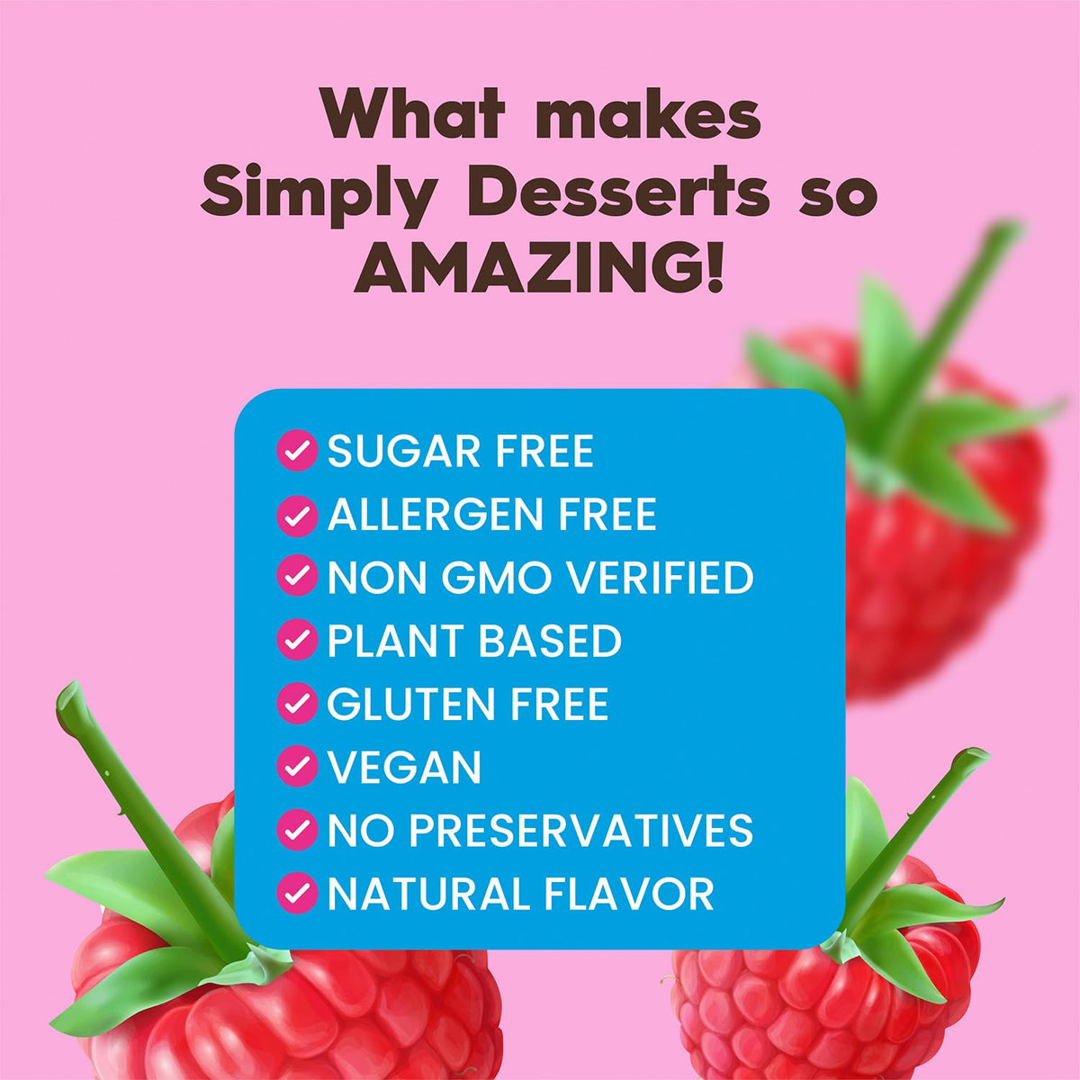 Simply Delish diabetic-friendly low-calorie option with 0g net carbs per serving.