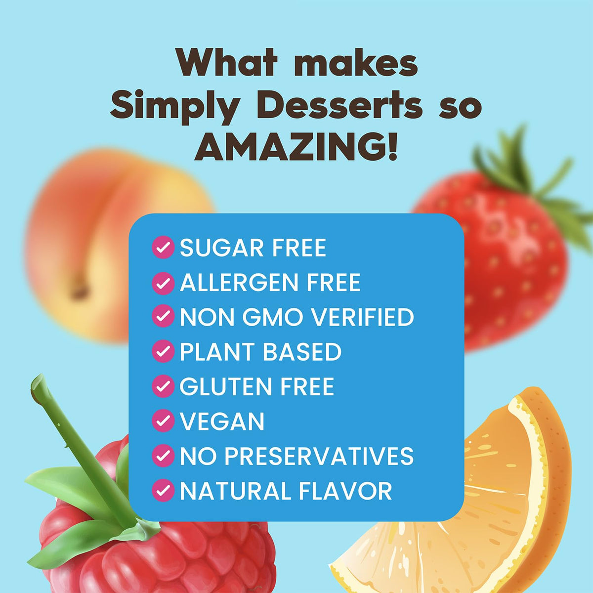 Close-up of Jel packet reveals zero-sugar mix and clean ingredients.