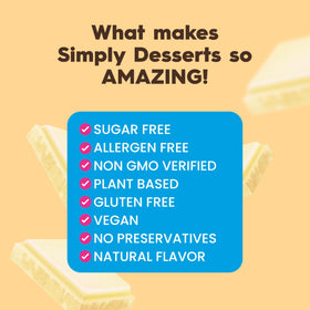 Simply Delish non-GMO pudding label emphasizes clean ingredients