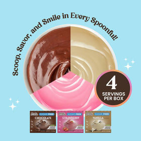 Simply Delish ready-to-eat pudding setup for fast creamy dessert