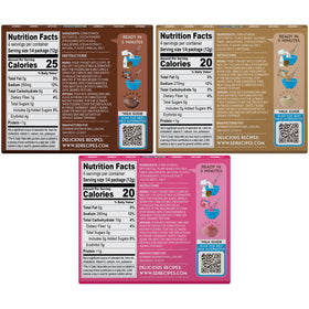 Simply Delish Strawberry pudding packet showcasing plant-based dessert use