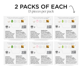 Simply Gum bubblegum pack close-up highlighting natural ingredients and sugar-free formula