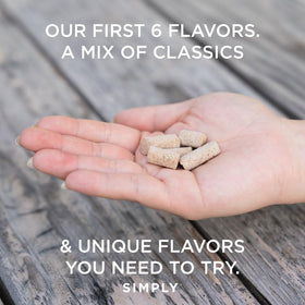 SIMPLY Gum Cinnamon flavor provides warming spice during busy days.