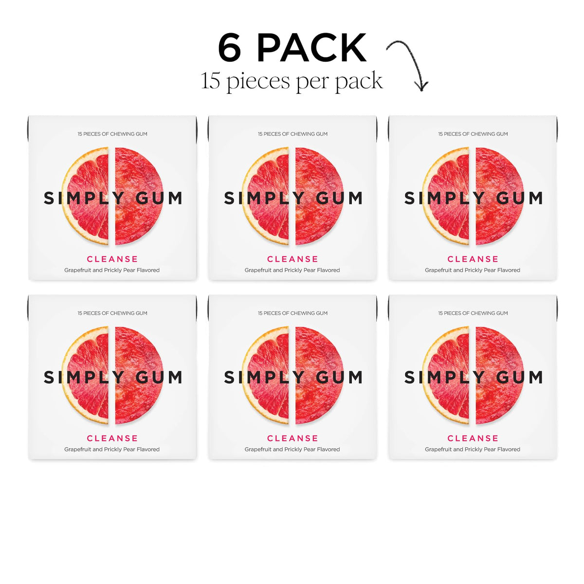Simply Gum Cleanse daily-use chew after meals and on the go