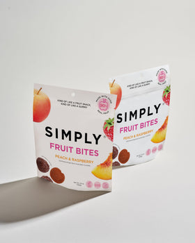 Simply Gum Fruit Bites grazing-board friendly presentation for gatherings.