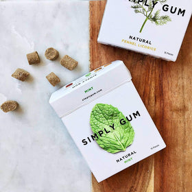 Simply Gum Grapefruit flavor for a bright citrus lift