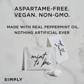 Individually wrapped Simply Gum mints for easy party favors.