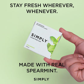Made in the USA by a female-founded Simply Gum brand.