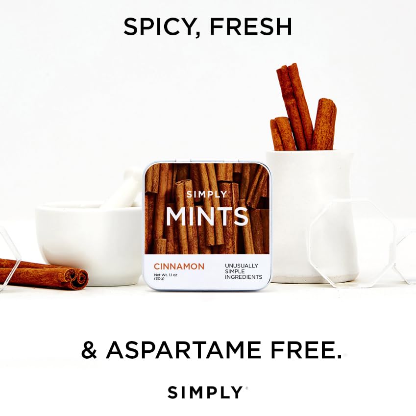 Simply Gum bulk pack 180 mints image emphasizes long-lasting freshness