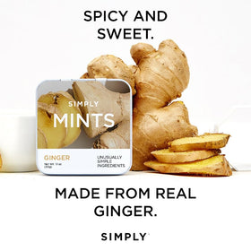 Simply Gum badge highlights vegan kosher non-GMO promise