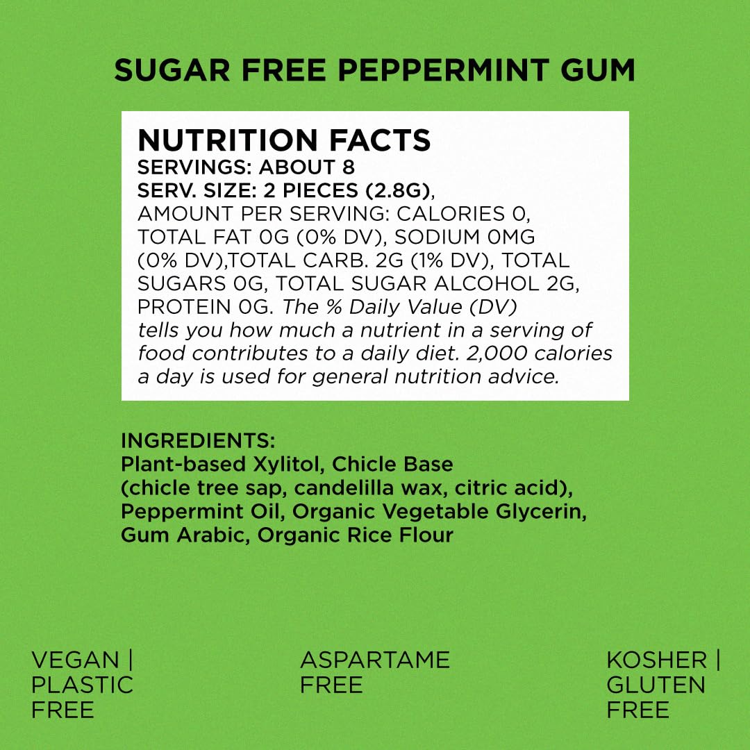 Simply Gum natural chicle base close-up illustrating true gum texture without synthetic plastics