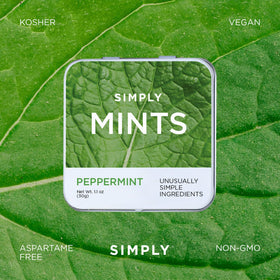 Simply Gum SIMPLY MINTS allergen-free labels appeal to mindful shoppers
