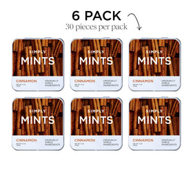 Simply Gum Simply Mints Cinnamon on-the-go pack for fresh breath anywhere.