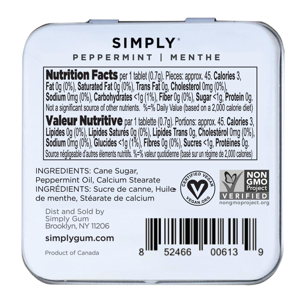 Simply Gum SIMPLY MINTS post-meeting freshness supports confident conversations