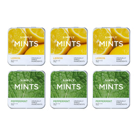 Simply Gum SIMPLY MINTS variety pack tins for portable freshness