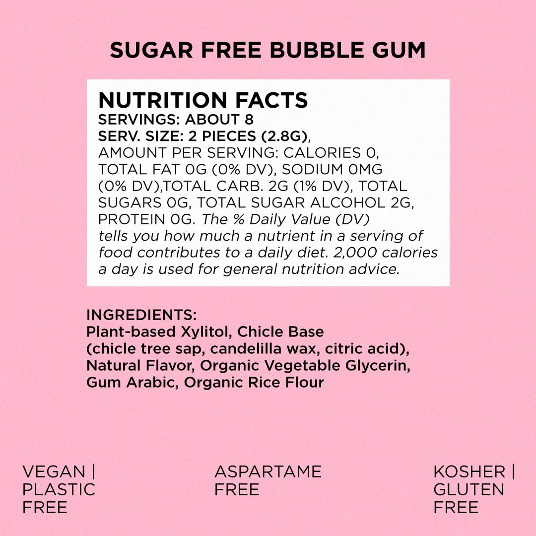 Simply Gum vegan kosher allergen-free badge communicates inclusive plant-based chewing