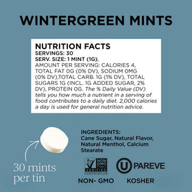 Simply Gum SIMPLY MINTS Wintergreen on-the-go usage for quick breath refresh.