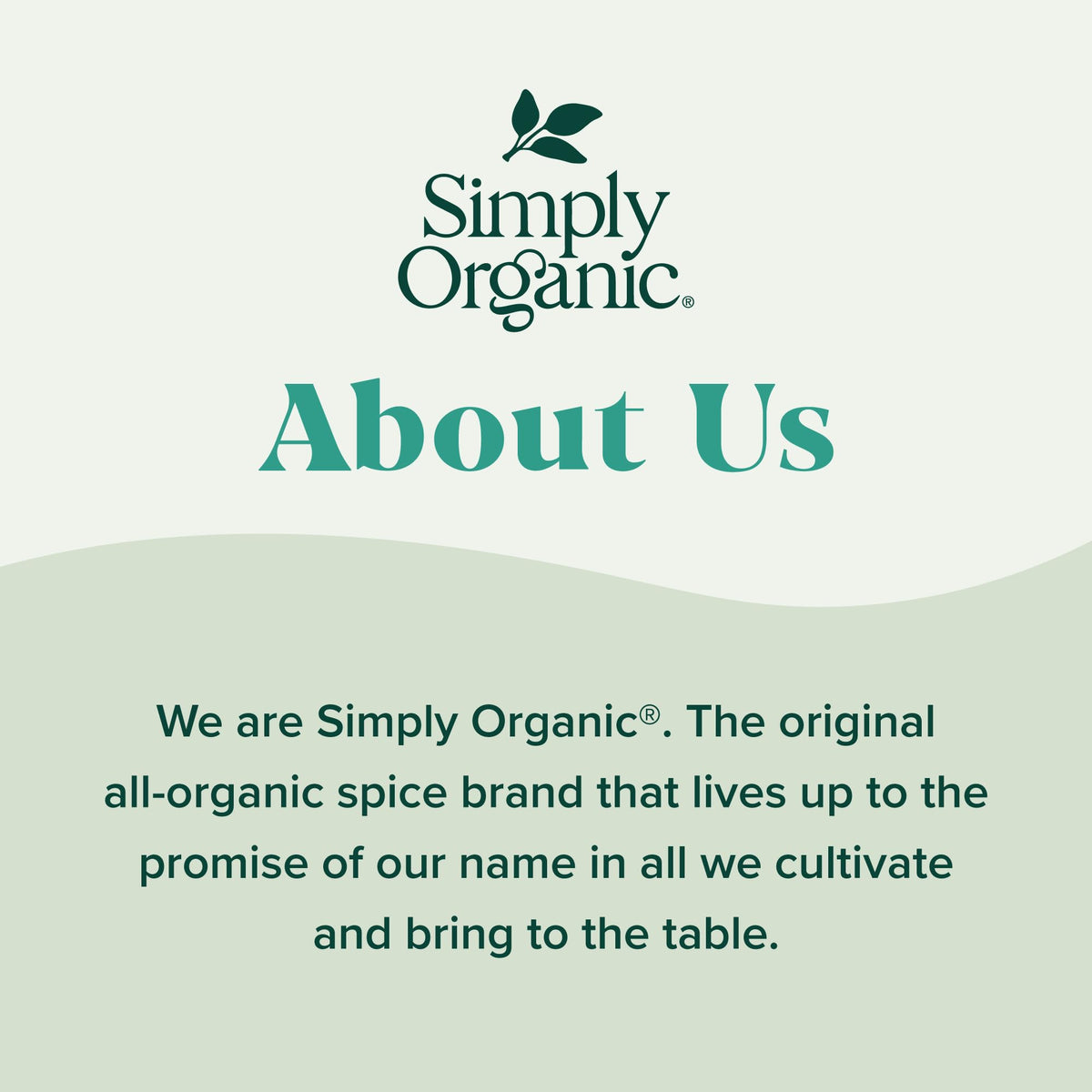 Simply Organic Baharat plated dish showcasing global-inspired flavors.
