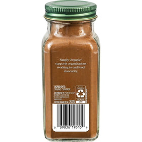 Simply Organic Ceylon cinnamon 3-pack packaging close-up—readily available for everyday cooking