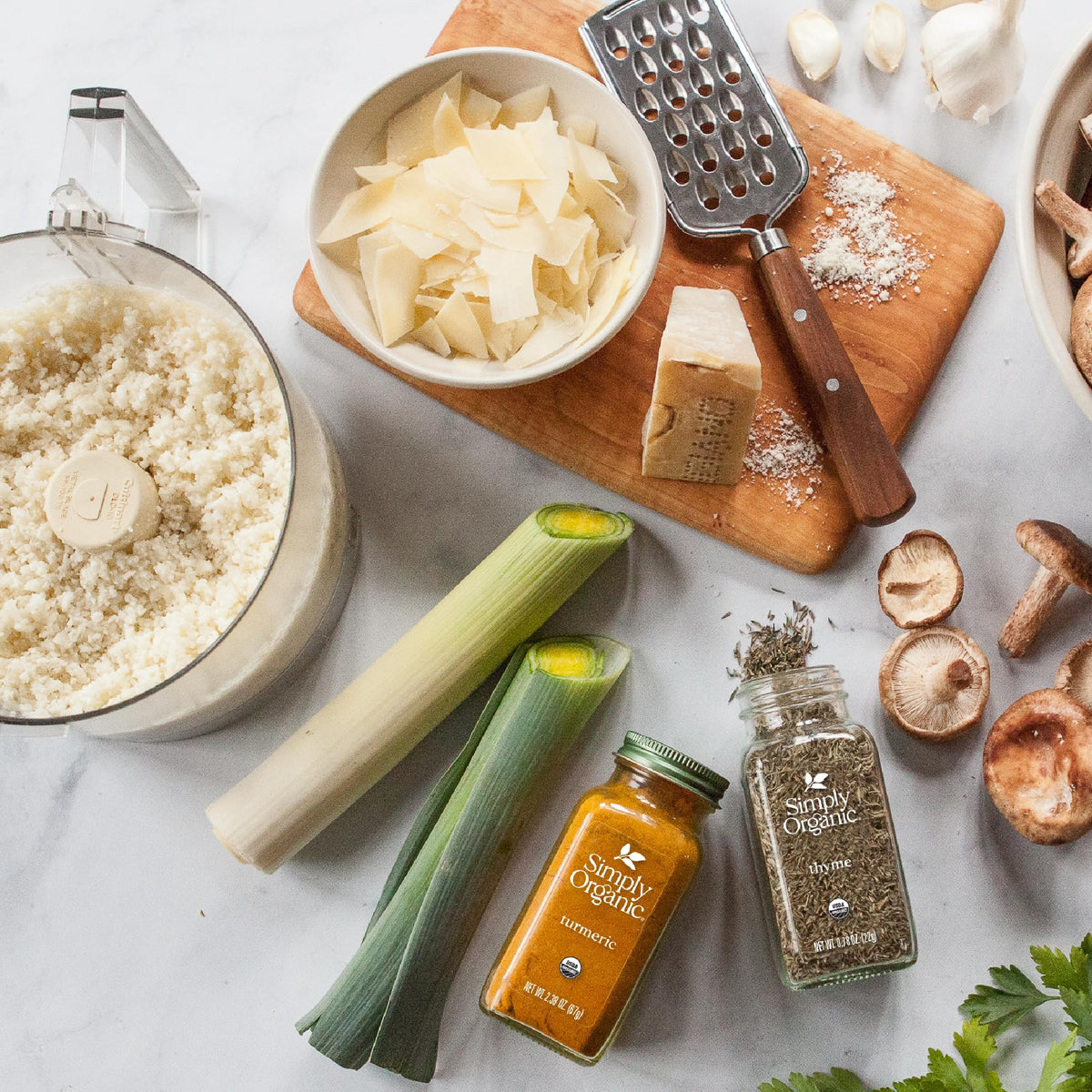 Simply Organic turmeric on the shelf as a versatile pantry staple.
