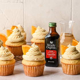 Simply Organic kitchen use dessert scene suggests versatile flavor for pastries