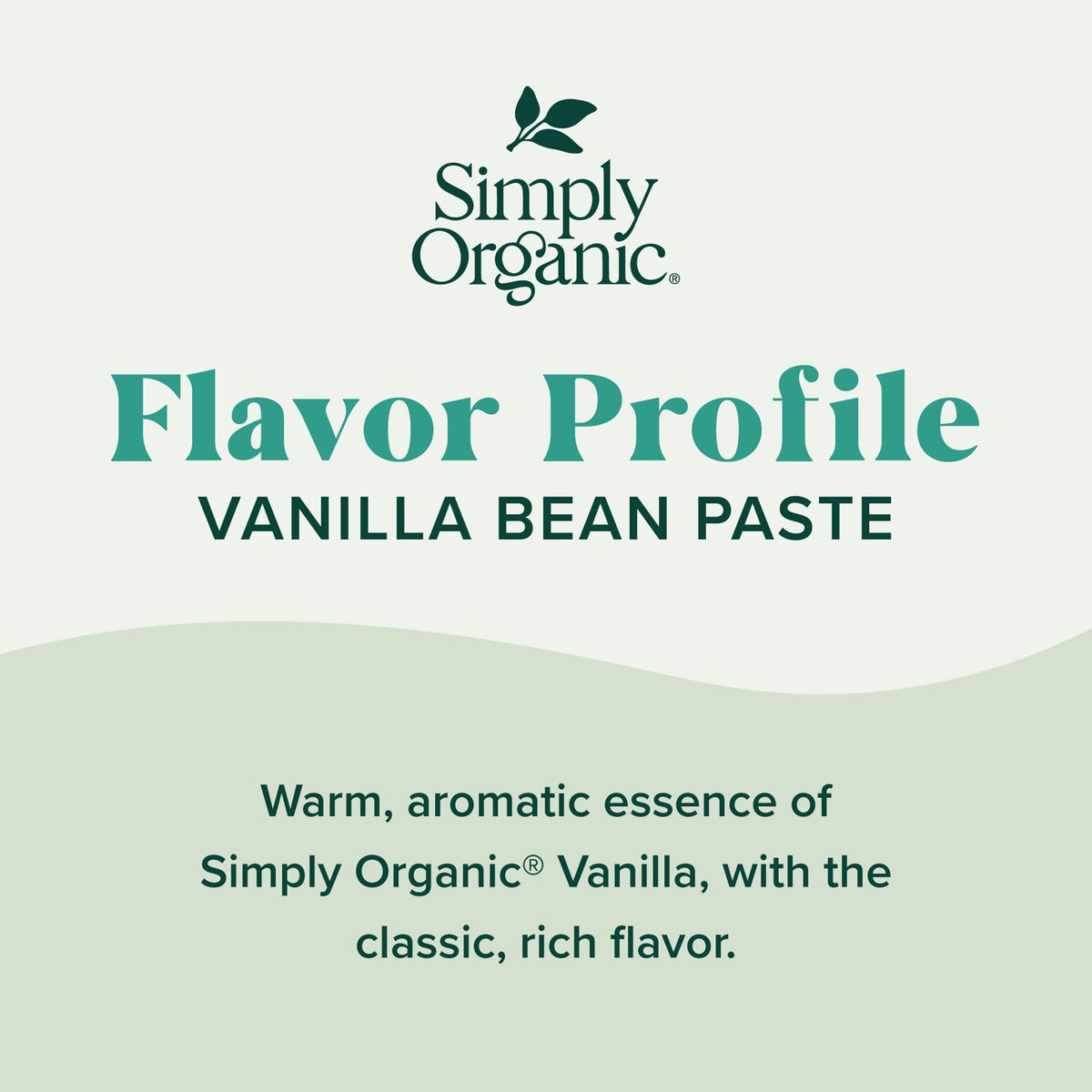 Simply Organic Vanilla Bean Paste in cake batter for rich vanilla specked batter.