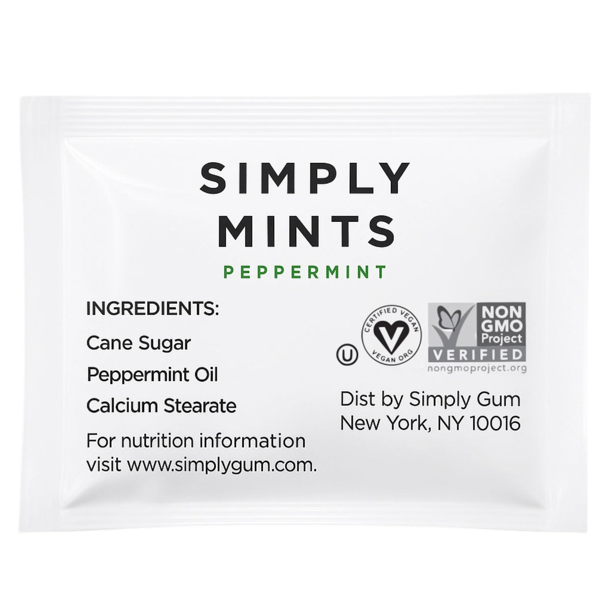 Simply Gum mints for on-the-go travel and quick breath refresh.