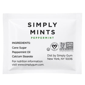 Simply Gum mints for on-the-go travel and quick breath refresh.