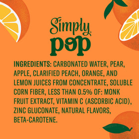 Chilled Simply POP Citrus Punch cans in cooler for on-the-go sipping