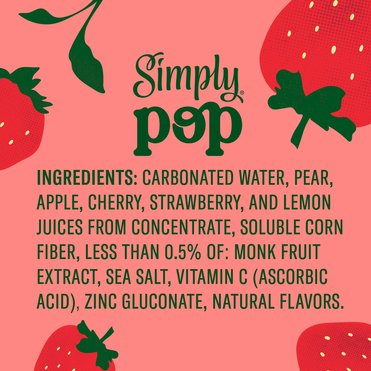 Chilled Simply Pop Strawberry in fridge ready for immediate enjoyment