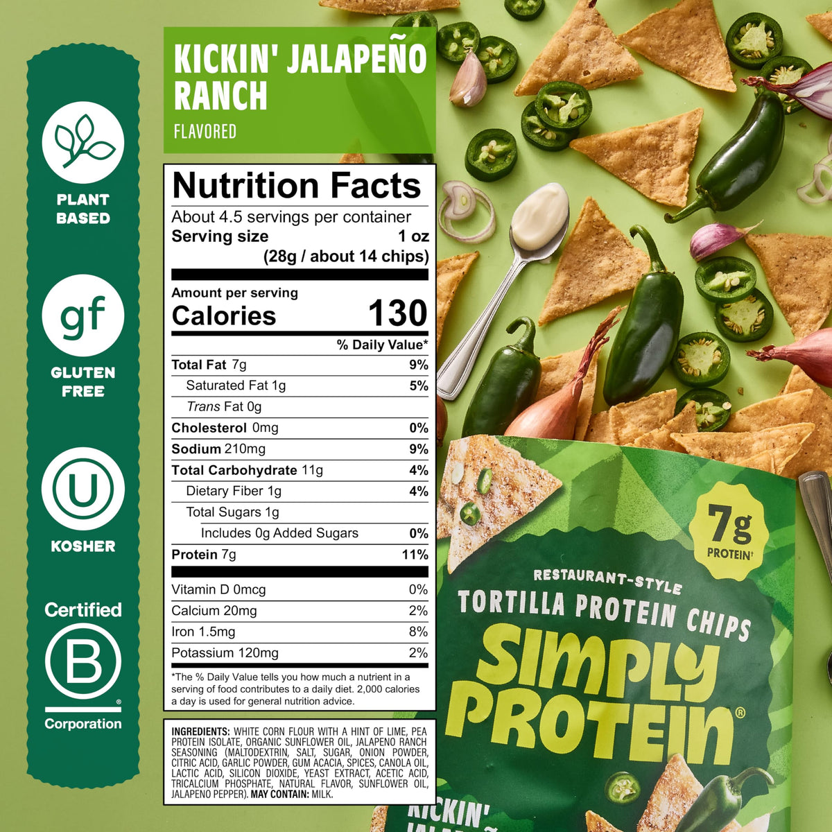 Simply Protein 3-pack bowl scene highlighting ready-to-share crispy chips