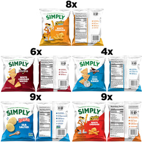 Simply Snacks Cheetos Puffs White Cheddar bag for quick snack moments.