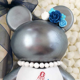 Simply Sucré edible royal icing flowers blue white for versatile cake decor